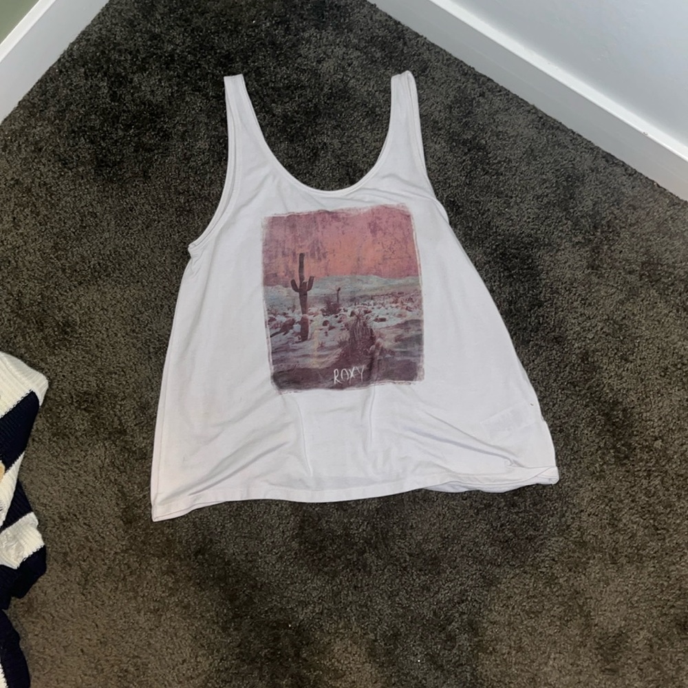 White tank top